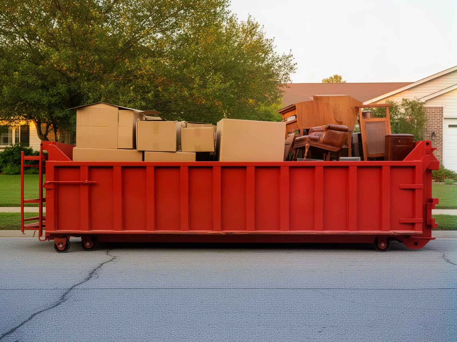 Roll-off dumpster from Vance & Mundy Dumpster Rental in Columbia, SC